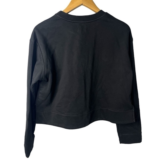 Grey Lab Merci Embellished Sweatshirt Black Size XS Crewneck - Picture 3 of 6